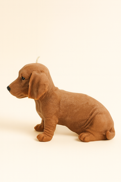 Large Dachshund Candle | Dog Candle | Puppy Candle