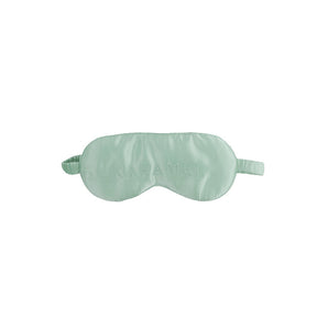 Green Mulberry Silk Eye Mask