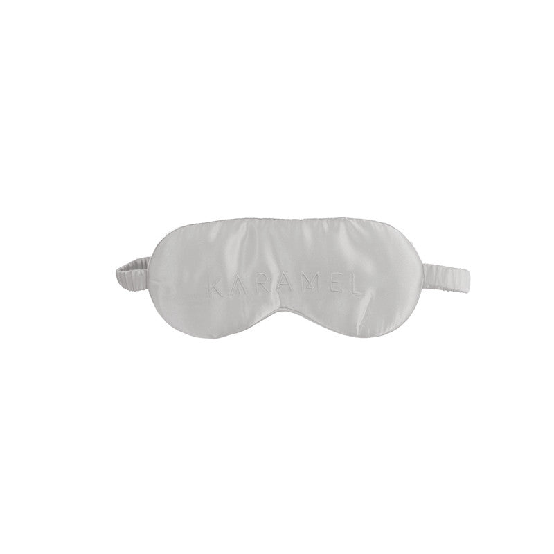 Silver Mulberry Silk Eye Mask