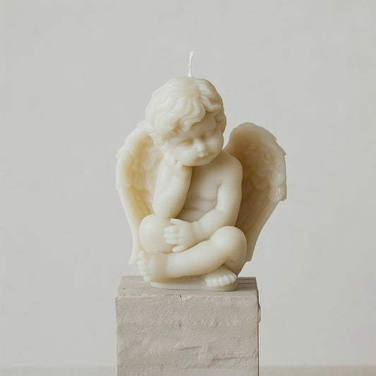 Daydreaming Angel Candle