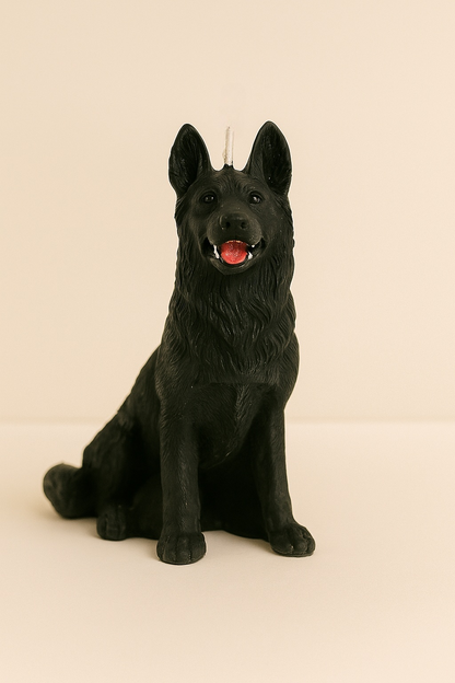 German Shepherd Candle | Dog Candle | Puppy Candle
