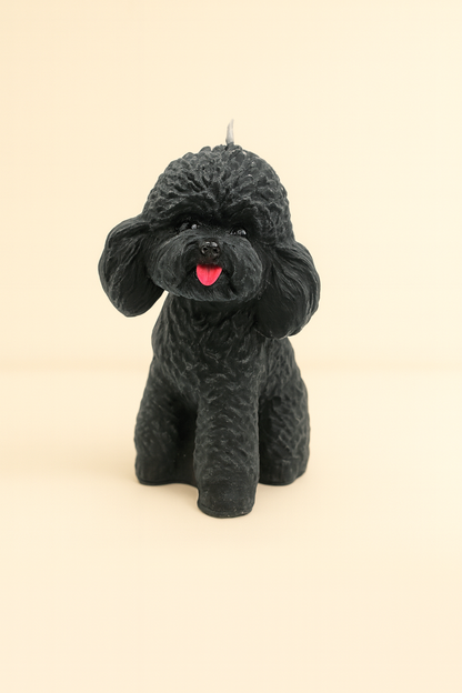 Poodle Candle | Dog Candle | Puppy Candle