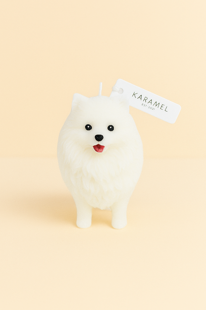 Pomeranian Candle | Dog Candle | Puppy Candle