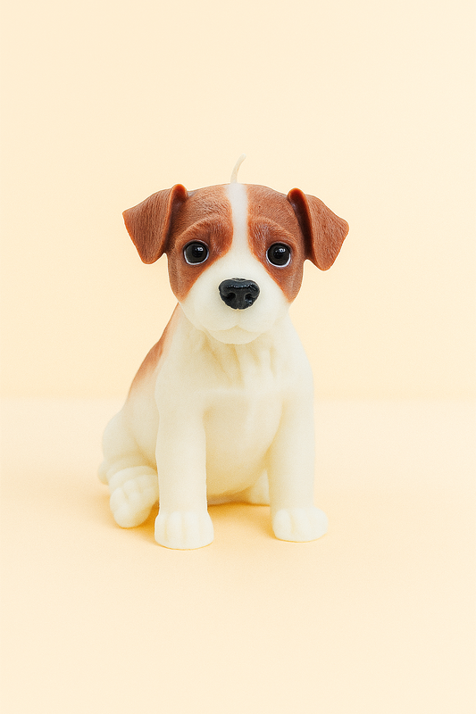 Jack Russell Dog Candle | Dog Candle | Puppy Candle