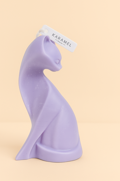 Artistic Cat Candle | Cat Candle | Kitty Candle