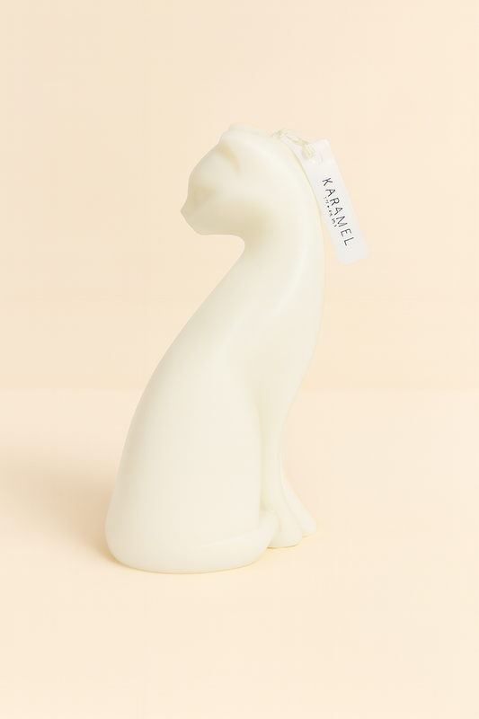 Artistic Cat Candle | Cat Candle | Kitty Candle