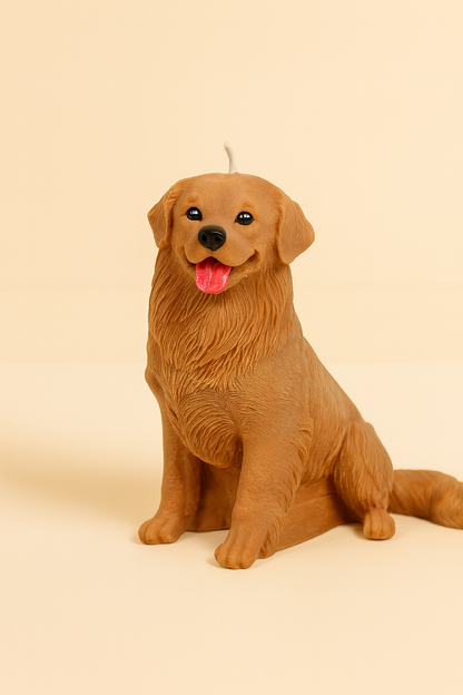 Golden Retriever Candle | Dog Candle | Puppy Candle
