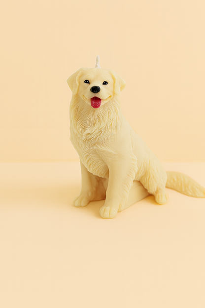 Golden Retriever Candle | Dog Candle | Puppy Candle