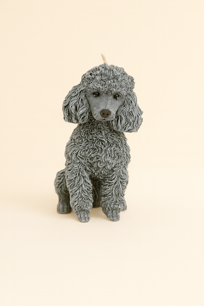 Large Poodle Candle | Dog Candle | Puppy Candle
