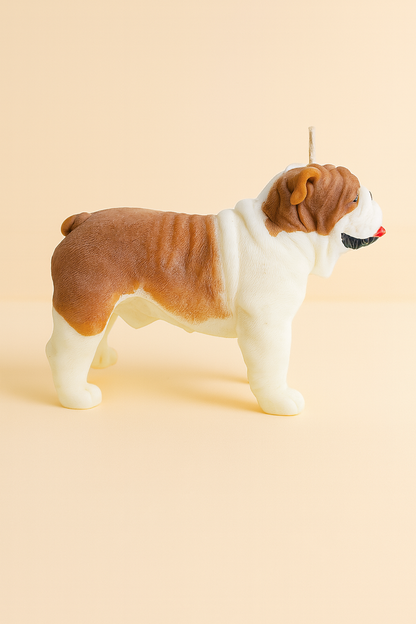 Bulldog Candle | Dog Candle | Puppy Candle