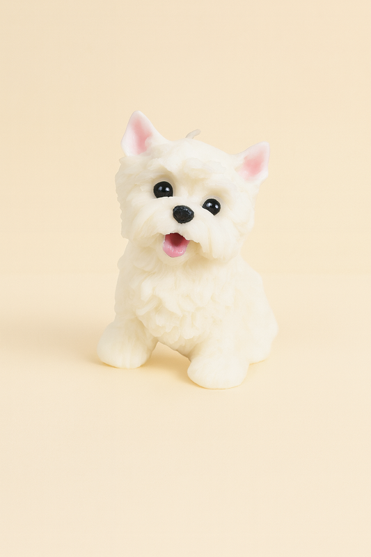 West Highland White Terrier Candle | Dog Candle | Puppy Candle