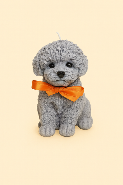 Toy Poodle Candle | Dog Candle | Puppy Candle