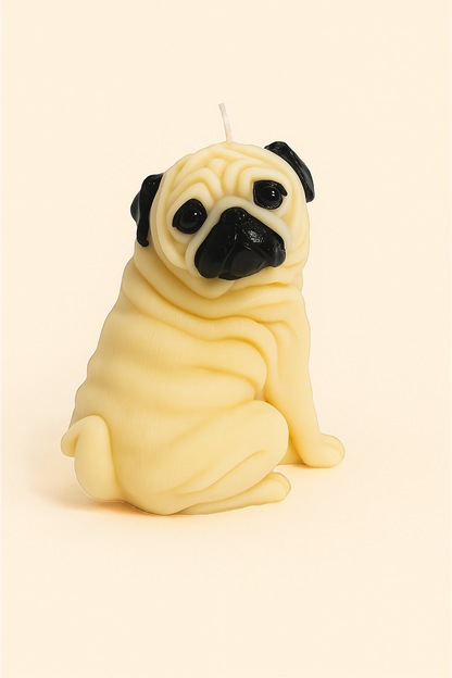Pug Candle | Dog Candle | Puppy Candle