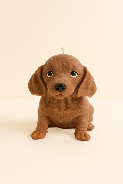 Large Dachshund Candle | Dog Candle | Puppy Candle