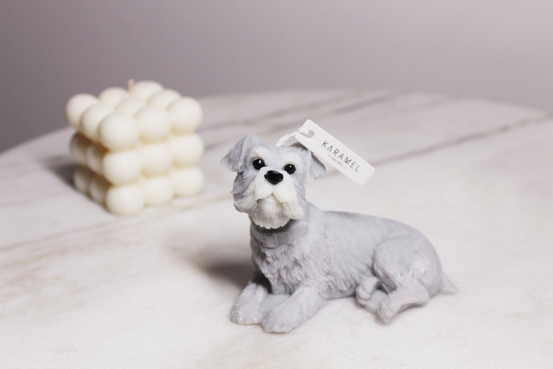 Schnauzer Candle | Dog Candle | Puppy Candle