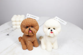 Bichon Frisé Candle | Dog Candle | Puppy Candle