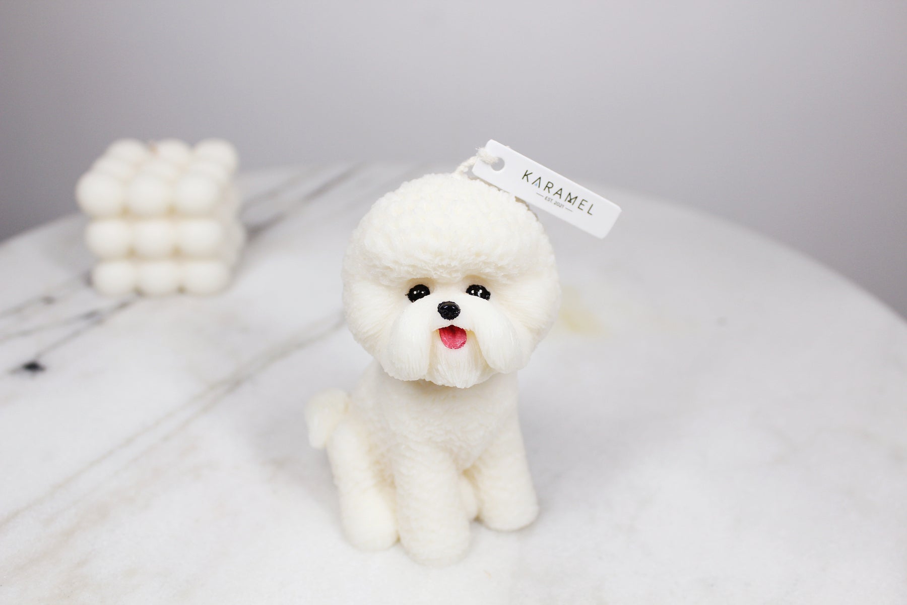 Bichon Frisé Candle | Dog Candle | Puppy Candle