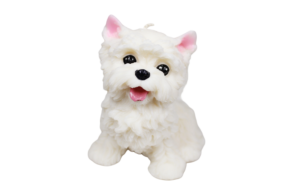 West Highland White Terrier Candle | Dog Candle | Puppy Candle