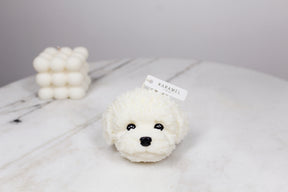 Poodle head Candle | Dog Candle | Puppy Candle