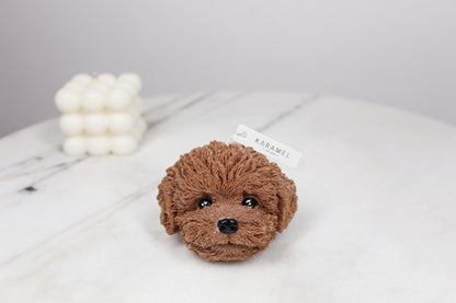 Poodle head Candle | Dog Candle | Puppy Candle