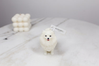Pomeranian Candle | Dog Candle | Puppy Candle