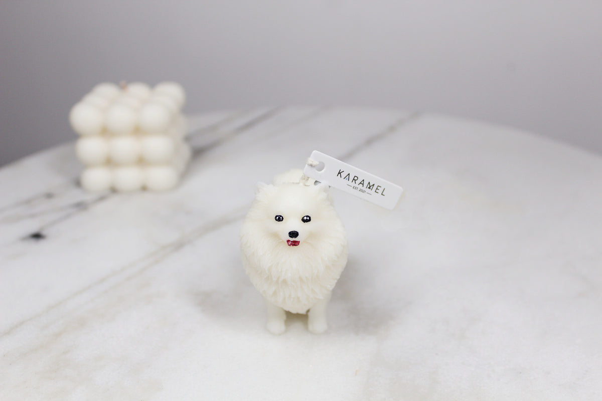 Pomeranian Candle | Dog Candle | Puppy Candle