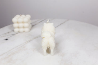 Pomeranian Candle | Dog Candle | Puppy Candle