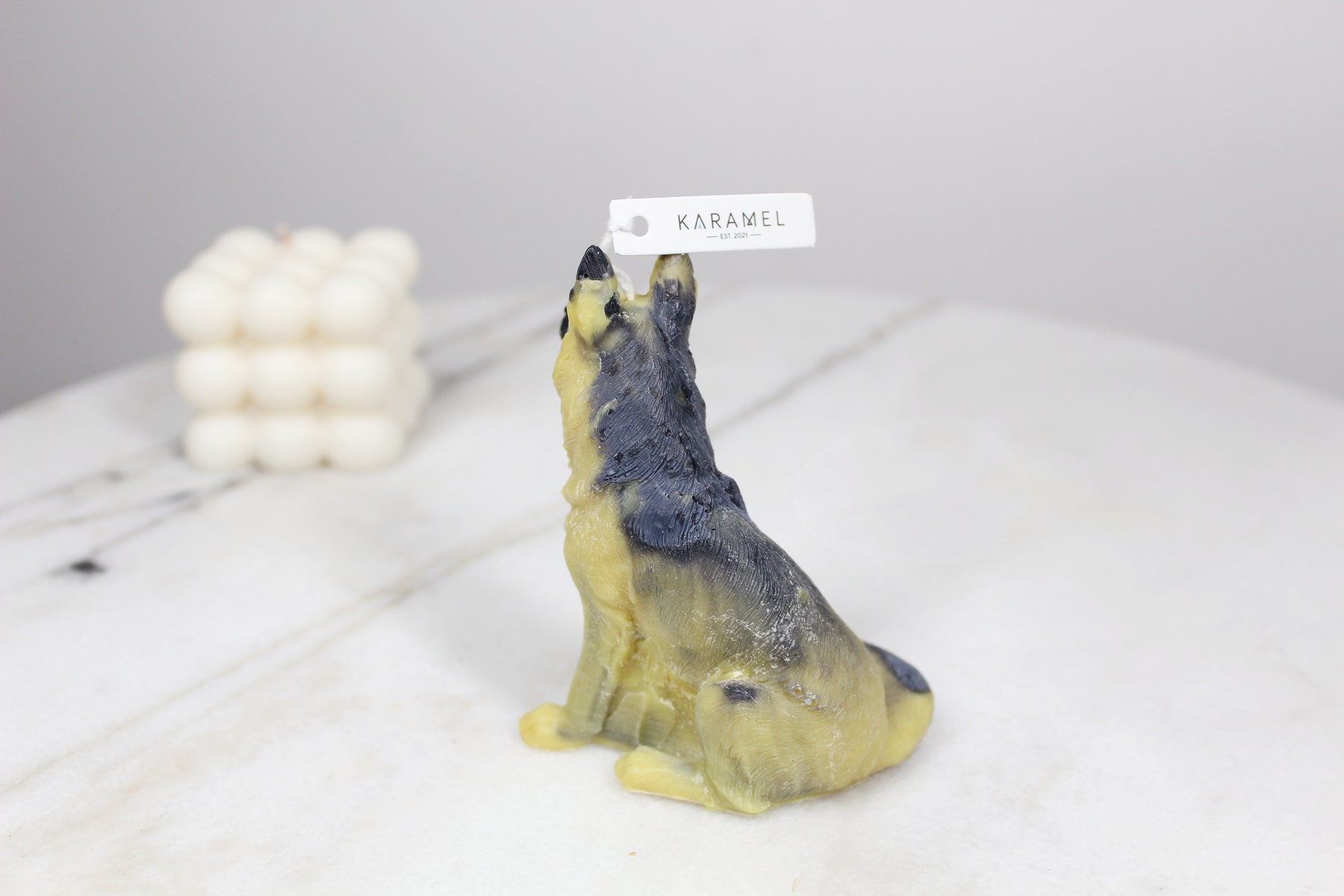 German Shepherd Candle | Dog Candle | Puppy Candle