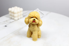 Poodle Candle | Dog Candle | Puppy Candle