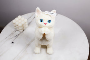 Praying Cat Candle | Cat Candle | Kitty Candle