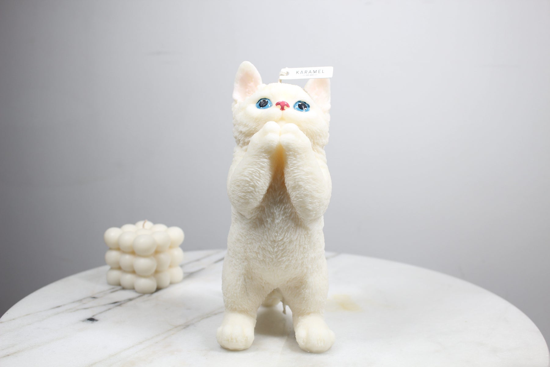 Praying Cat Candle | Cat Candle | Kitty Candle