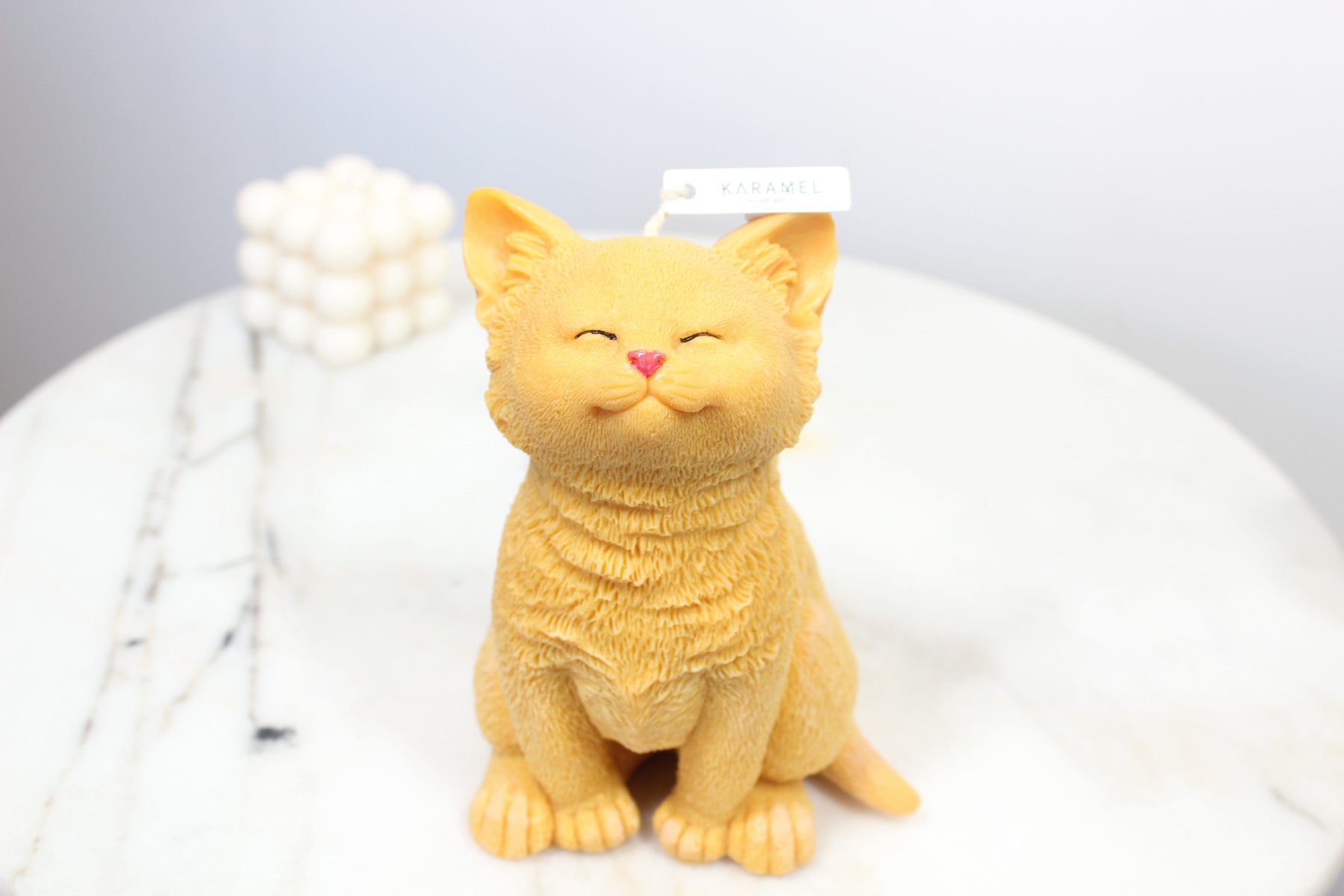 Smiling Cat Candle | Cat Candle | Kitty Candle