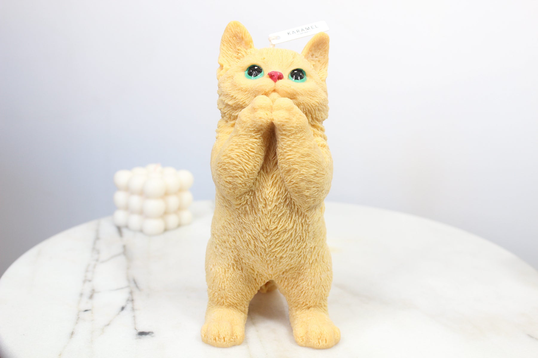 Praying Cat Candle | Cat Candle | Kitty Candle