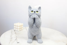 Praying Cat Candle | Cat Candle | Kitty Candle