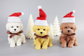 Christmas Toy Poodle Candle