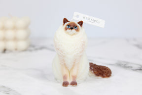 Ragdoll Cat Candle | Cat Candle | Kitty Candle