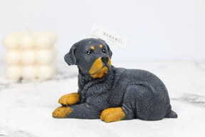 Rottweiler Candle - Small | Dog Candle | Puppy Candle