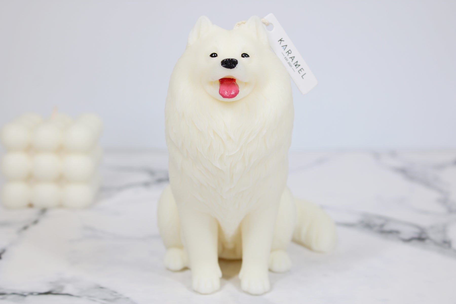 Samoyed Candle | Dog Candle | Puppy Candle