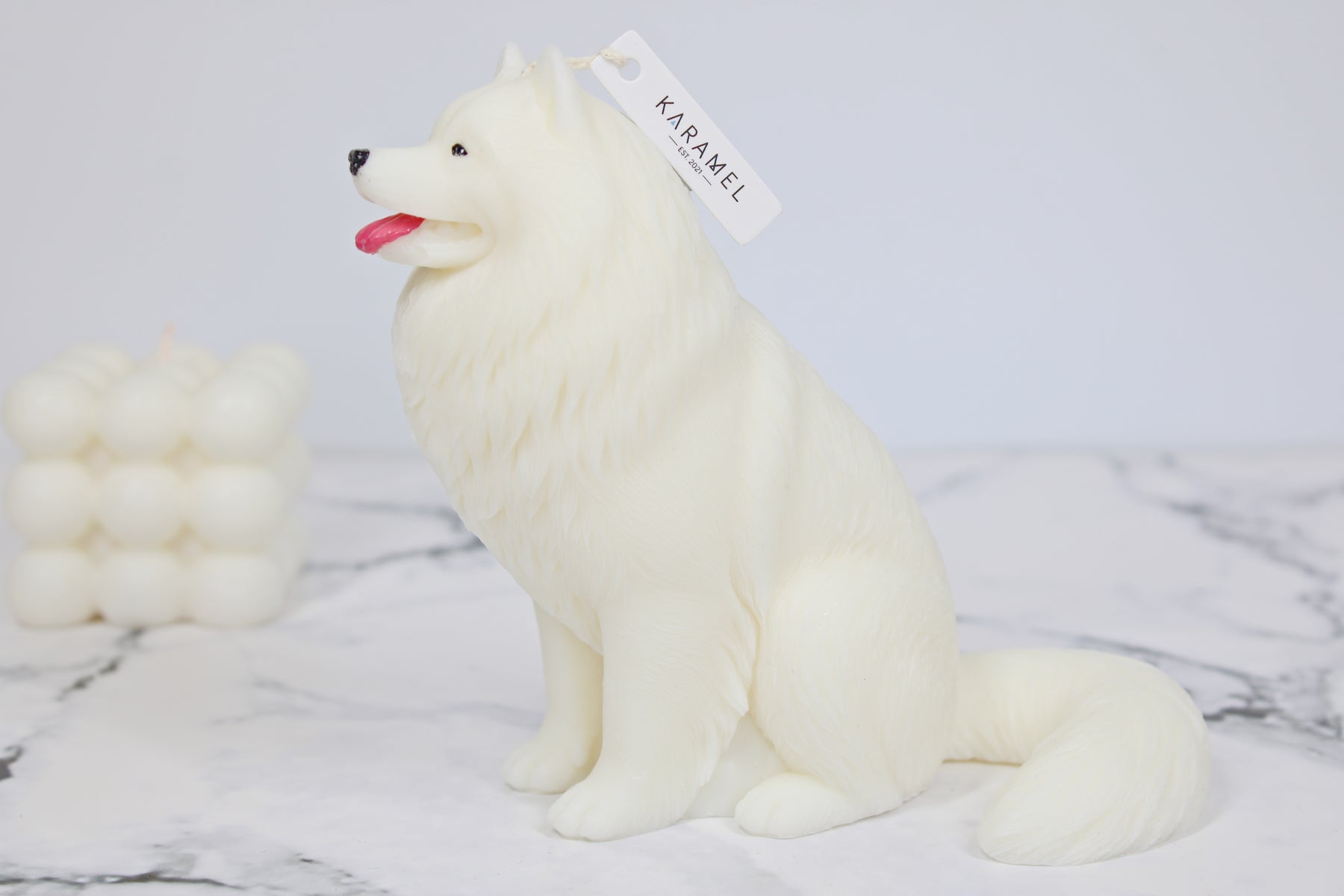 Samoyed Candle | Dog Candle | Puppy Candle