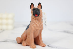 German Shepherd Candle | Dog Candle | Puppy Candle