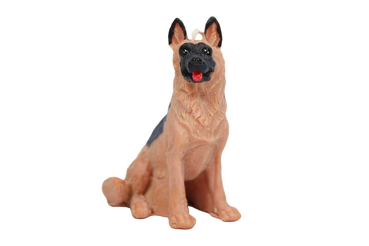 German Shepherd Candle | Dog Candle | Puppy Candle