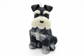 Sitting Schnauzer Candle | Dog Candle | Puppy Candle