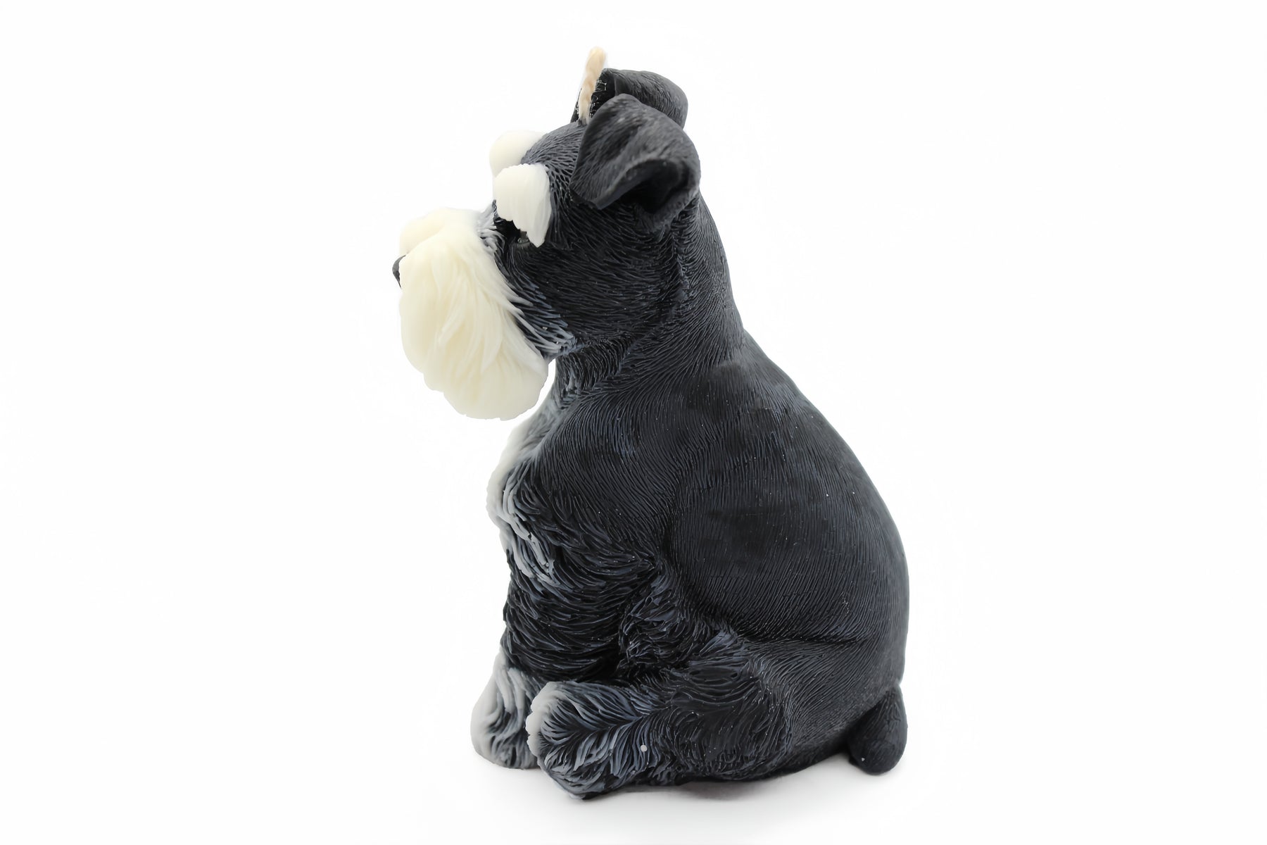 Sitting Schnauzer Candle | Dog Candle | Puppy Candle