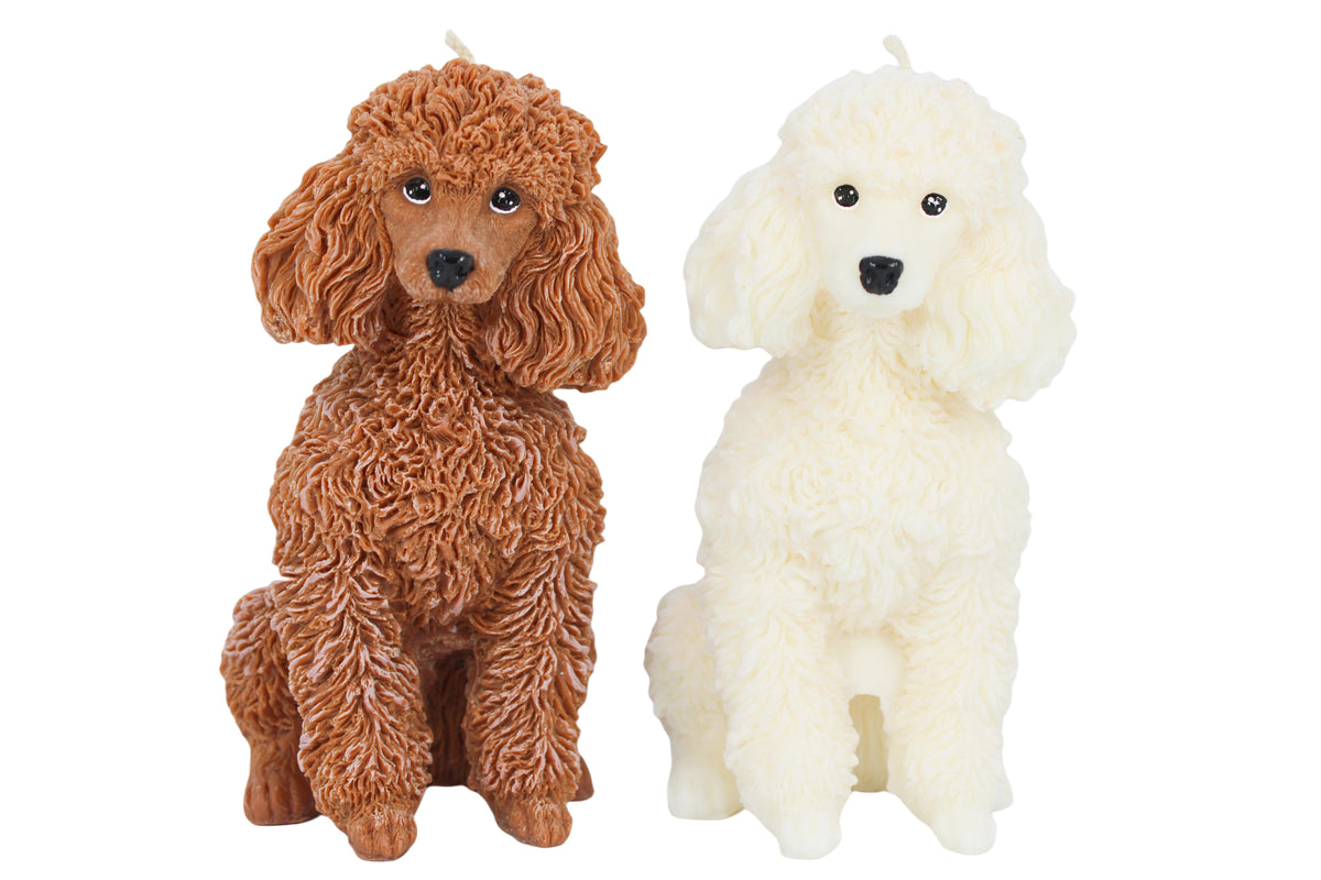 Large Poodle Candle | Dog Candle | Puppy Candle