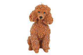 Large Poodle Candle | Dog Candle | Puppy Candle