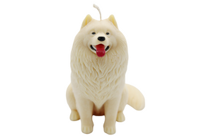 Samoyed Candle | Dog Candle | Puppy Candle