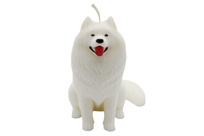 Samoyed Candle | Dog Candle | Puppy Candle