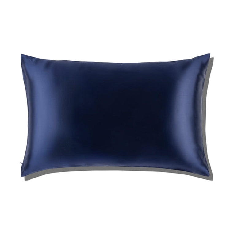 Navy Blue Mulberry Silk Pillow Case