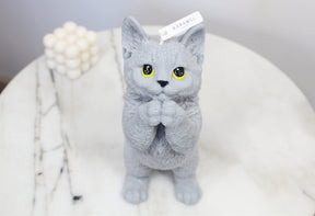 Praying Cat Candle | Cat Candle | Kitty Candle